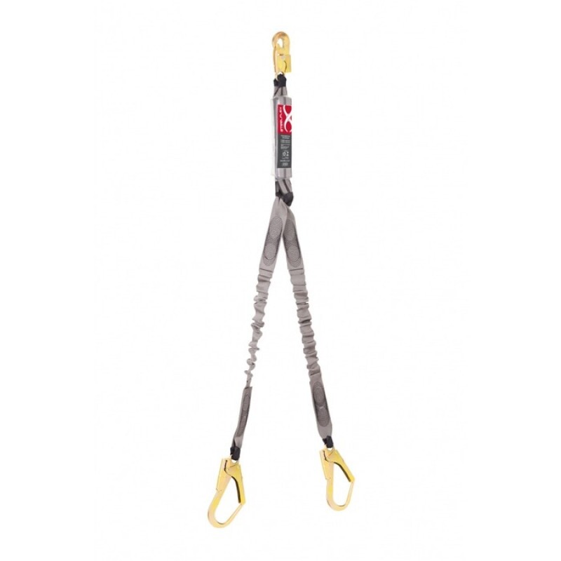 TALABARTE FITA DUPLA TIPO Y MOSQ. 55MM MOD.STFCQTL0235 C/ABS C/PROLONGADOR P/CINTO(STEELFLEX)