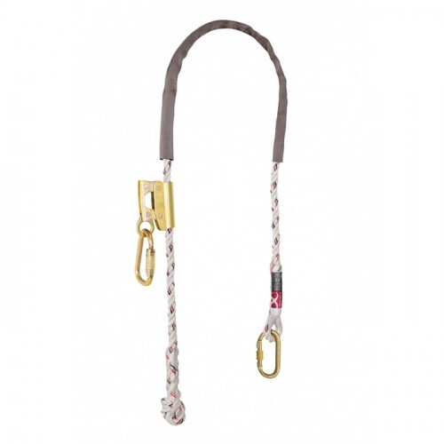 TALABARTE POSICIONAMENTO MOD.STFCQTL0548 EM CORDA POLIAMIDA 14MM NBR 15834 C/REG. INOX P/CINTO (STEELFLEX)