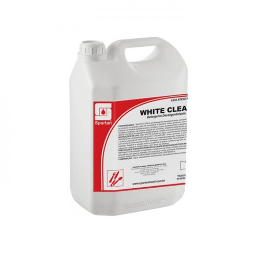 DETERGENTE E DESENGORDURANTE NEUTRO WHITE CLEAN  5LTs (SPARTAN)