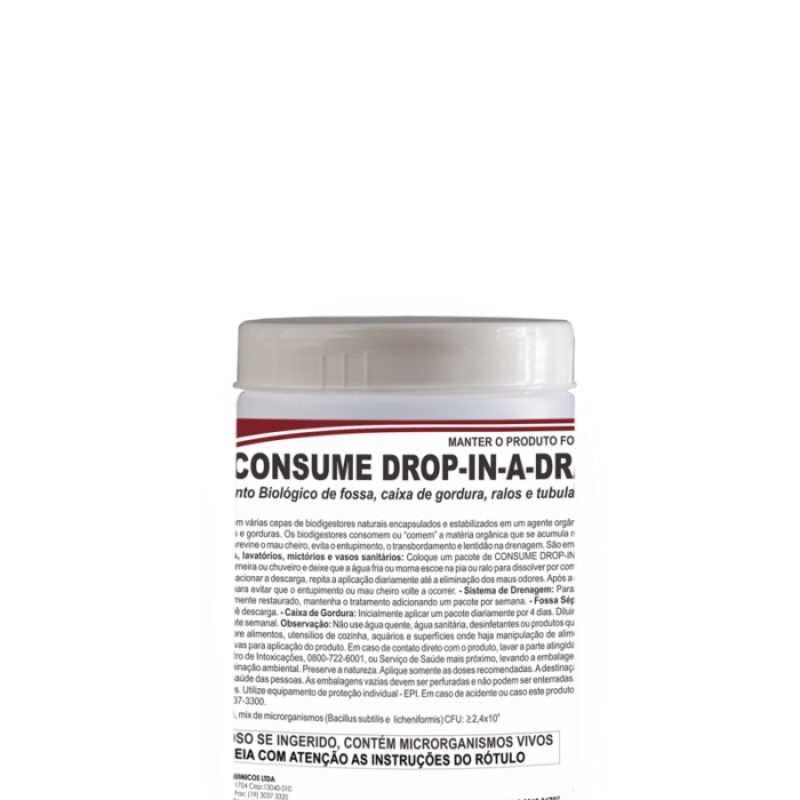 CONSUME DROP IN A DRAISN BACTERIA P/CAIXA DE GORDURA (SPARTAN)