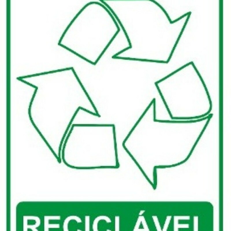 ADESIVO COLETA SELETIVA RECICLAVEL (MULTPLACAS)