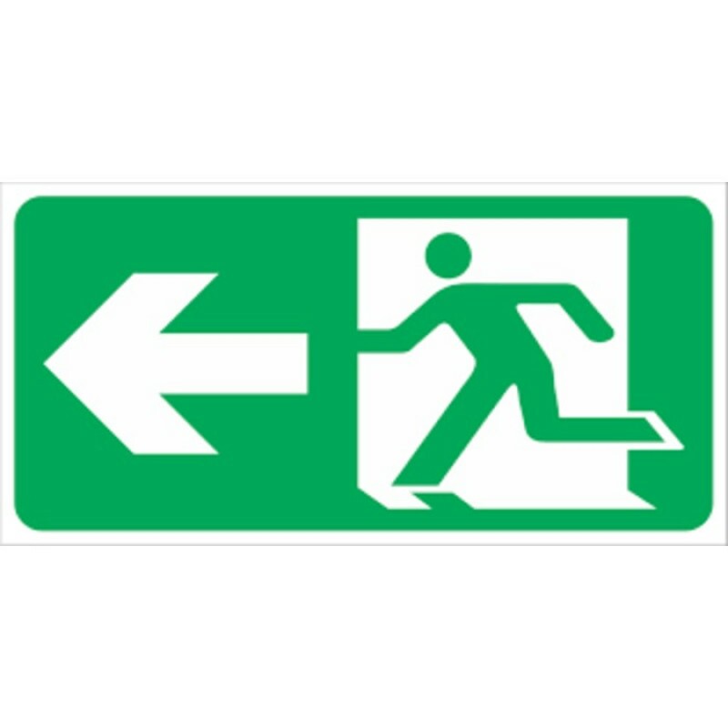 PLACA S02 SAIDA A DIREITA 26X13 NBR 13434 (DESTAK)