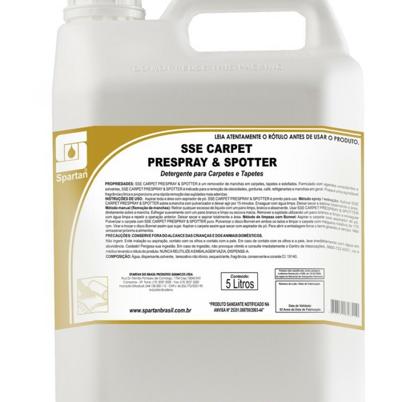 DETERGENTE SSE CARPET PRESPRAY E SPOTTER 5LTS (SPARTAN)