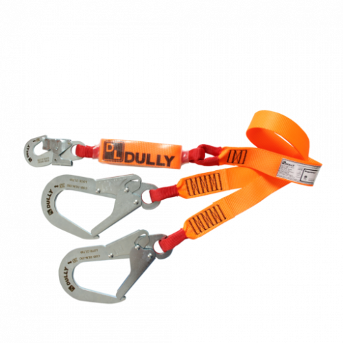 TALABARTE FITA DUPLA TIPO Y MOSQ. 55MM MOD.DLTABS-02 C/ABS S/PROLONGADOR (DULLY)