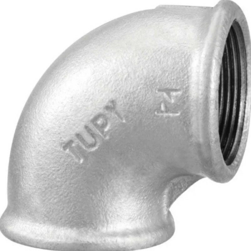 JOELHO DE 4" 90º GALVANIZADO (TUPY)