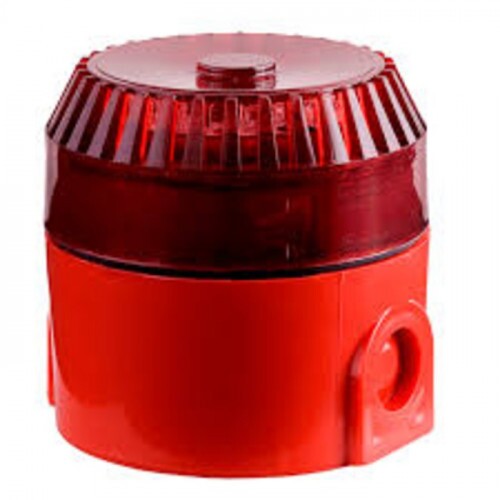 SIRENE CONVENCIONAL SVF ÁUDIO VISUAL 24VCC 100 DB IP-44 EM ABS NBR 17240 (VERIN)