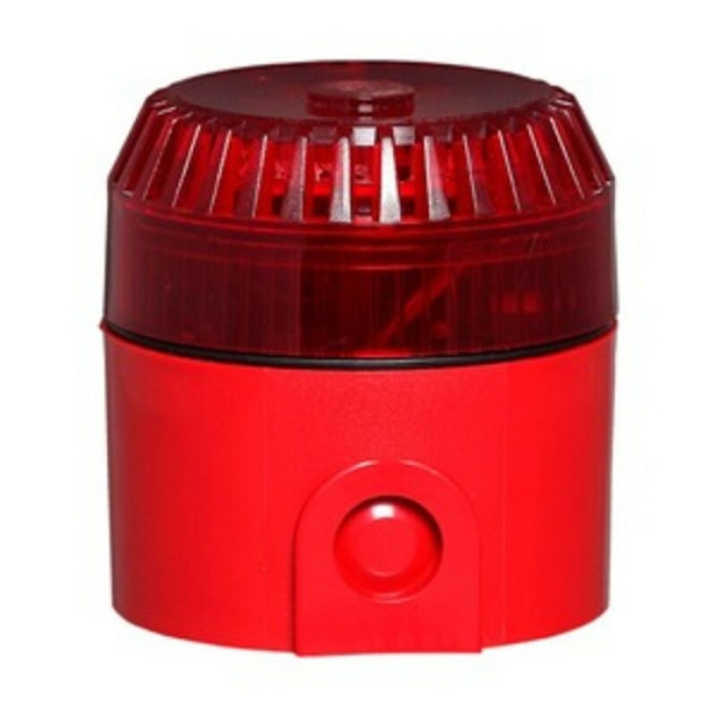 SIRENE ENDERECAVEL SAV485T01A/B SAFIRA AUDIO VISUAL 24VDC 95 DB IP-20 EM ABS NBR 17240 (TECNOHOLD)