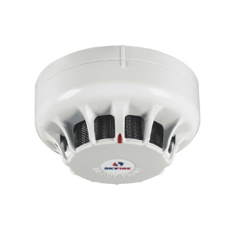 DETECTOR CONVENCIONAL TERMOVELOCIMETRICO MOD.27757 12/24VDC ABS -10º A 50ºC NBR ISO7240-5 (SEGURIMAX)