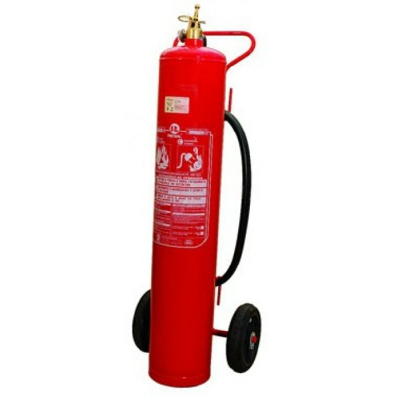 EXTINTOR CARRETA PQS ABC (FOSFATO MONOAMÔNICO) 20KG 6-A:40-B:C NBR15808 10,5KGF/CM² PESO 36KG(RESILI)