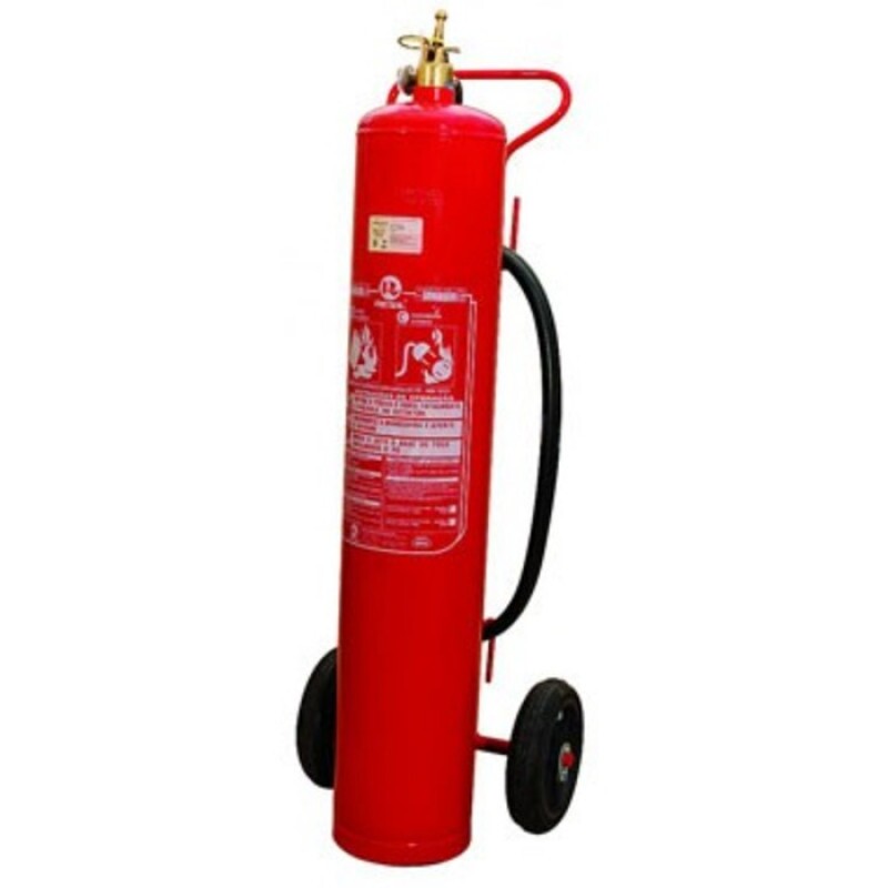 EXTINTOR CARRETA PQS ABC (FOSFATO MONOAMÔNICO) 30KG 10-A:80-B:C NBR15808 10,5KGF/CM² PESO 72KG(RESILI)