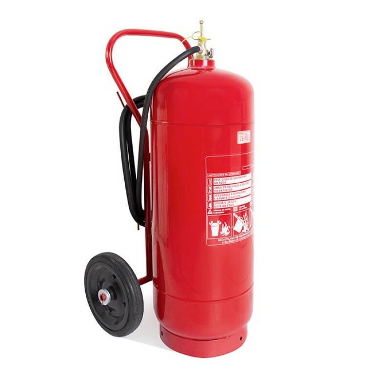 EXTINTOR CARRETA AP (ÁGUA PRESSURIZADA)75L 10-A NBR15808 14KGF/CM² (EXTINORPI)