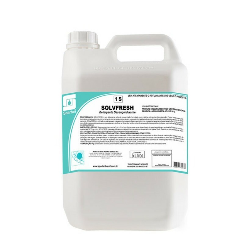 DETERGENTE DESENGORDURANTE SOLVFRESH 5Lts (SPARTAN)