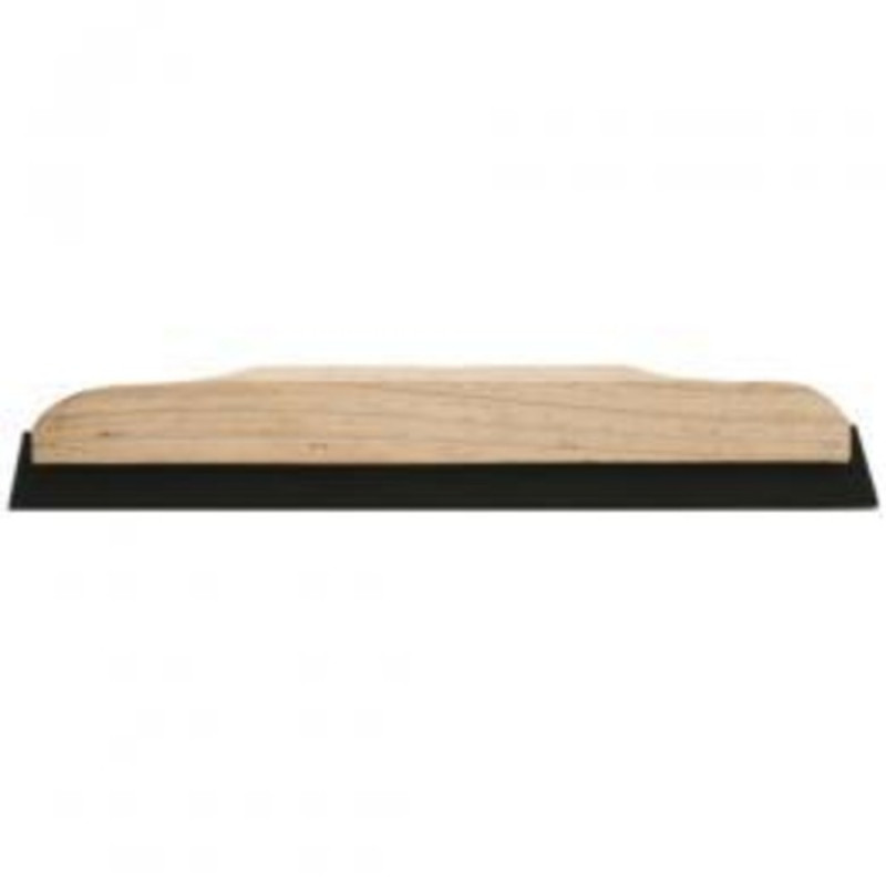 RODO DE MADEIRA BORRACHA DUPLA 30CM