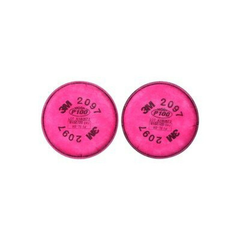 FILTRO 01 P/RESPIRADOR 6200 MOD.2097 PFF3 P/NEVOAS FUMOS RADIONUCLÍDEOS HB004237697 (3M)
