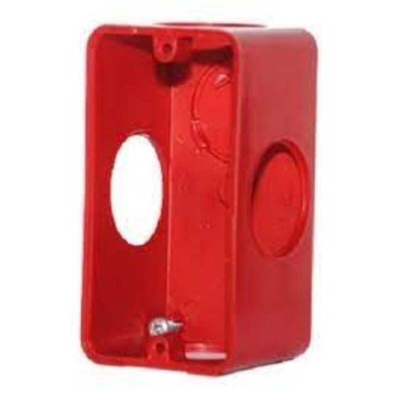 CAIXA 5 ENTRADAS PVC VERMELHO 1/2" - 3/4"