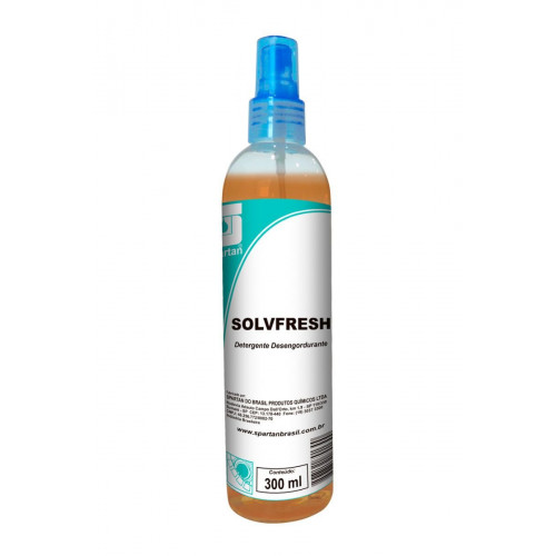 DESENGORDURANTE REMOVEDOR DE GRAXA E GORDURA P/ROUPAS SOLVFRESH 500ML À BASE DE SOLVENTES (SPARTAN)