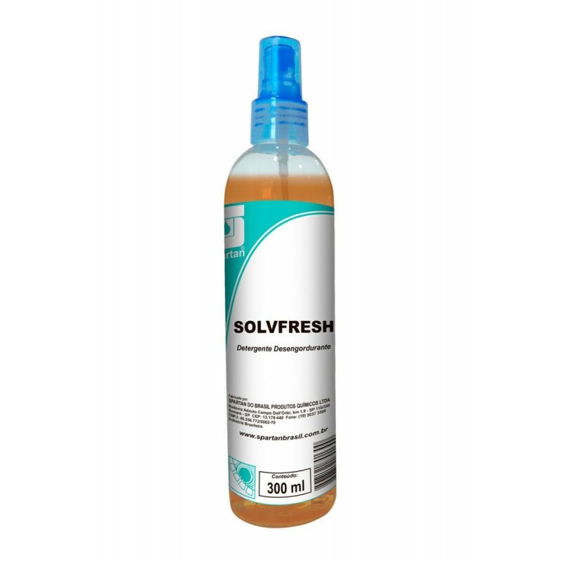 DESENGORDURANTE REMOVEDOR DE GRAXA E GORDURA P/ROUPAS SOLVFRESH 500ML À BASE DE SOLVENTES (SPARTAN)