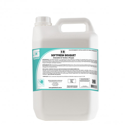 AMACIANTE PARA ROUPAS PROFISSIONAL SOFTFRESH BOUQUET 5L (SPARTAN)