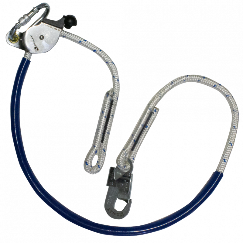 TALABARTE CORDA TIPO POSICIONAMENTO MOD.DLTAP-01 MOSQ.18MM C/REG. INOX P/ CINTO (DULLY)