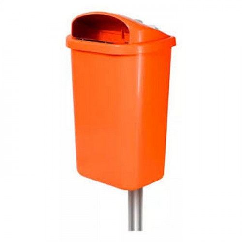 COLETOR 3 CONJUGADO 50L S/ADESIVO LARANJA C/SUPORTE PLASTICO (JSN)