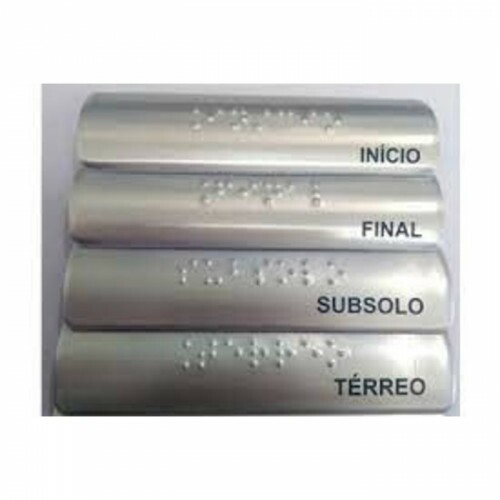 PLACA BRAILE PARA CORRIMAO (WAT)