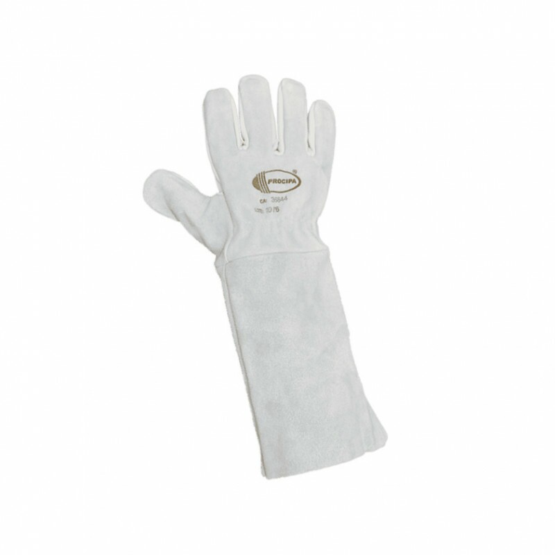 LUVA 07 VAQUETA PETROLEIRA MISTA 10 CANO 15CM TAM GG EN388 4144X C.A 36845 (PROCIPA)