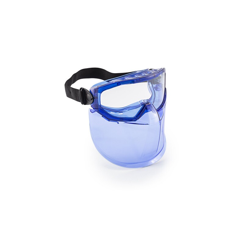 ÓCULOS 05 SEGURANÇA AMPLA VISÃO ALLFACE INCOLOR UVA/UVB ANTIRISCO PVC E NYLON C.A 36424 (SUPERSAFETY)