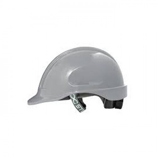 CAPACETE 03 SEGURANÇA STEELFLEX CINZA ABA FRONTAL TURTLE C/SUSPENSÃO LOCK E JUGULAR CLASSE E TIPO 2 C.A 35983
