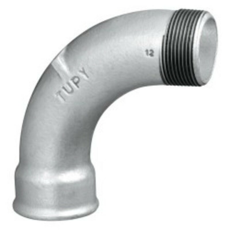 CURVA 90º AÇO GALVANIZADO 1"