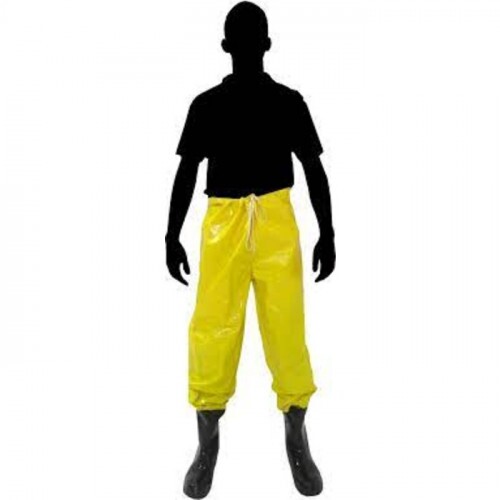 CALCA PVC AMARELA SANEAMENTO TAM42 PL500 C/BOTA CA33299 (VINILSEG)