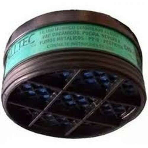 FILTRO QUÍMICO CMP-1 P/RESPIRADOR MASTER 2001/2002 PROTEÇÃO CONTRA PESTICIDA (ALLTEC)