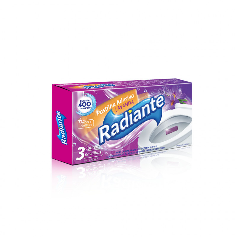 PASTILHA ADESIVA P/VASO SANITARIO