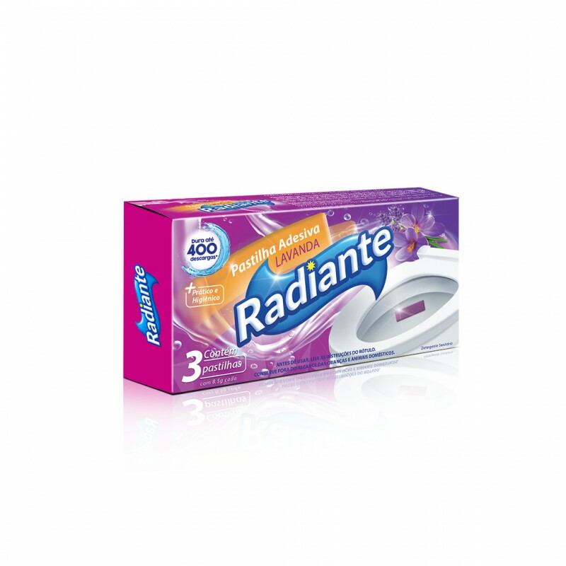 PASTILHA ADESIVA P/VASO SANITARIO