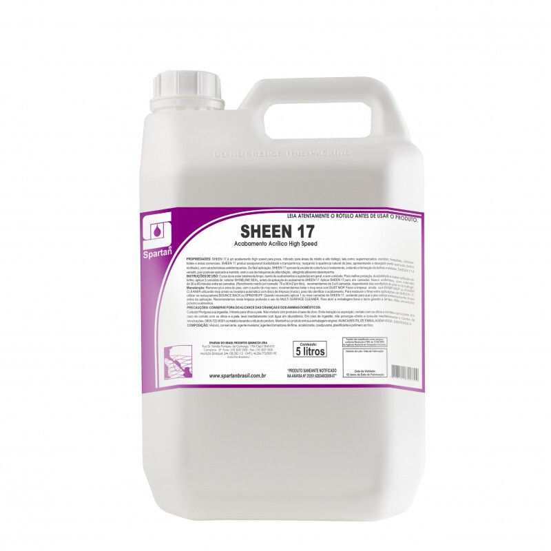 ACABAMENTO ACRILICO P/PISOS SHEEN 17 5L P/TRAFEGO PESADO (SPARTAN)