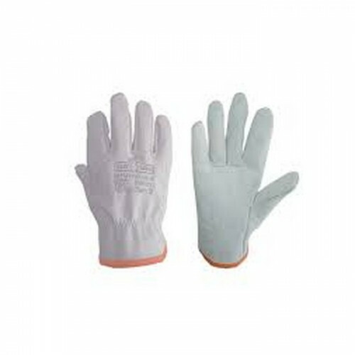 LUVA 07 VAQUETA PETROLEIRA MISTA CANO 20CM TAM 10 EN388 4244X