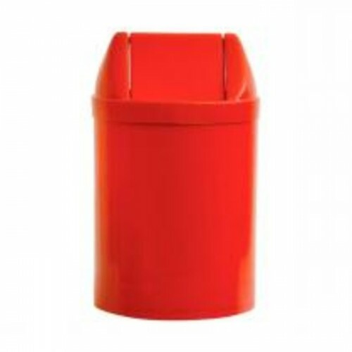 CESTO C/TAMPA S/ADESIVO 02 30X24 14L VERMELHO (JSN)