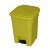 LIXEIRA COM PEDAL 15 LITROS AMARELA (JSN)