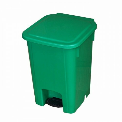 LIXEIRA COM PEDAL 15 LITROS VERDE (JSN)