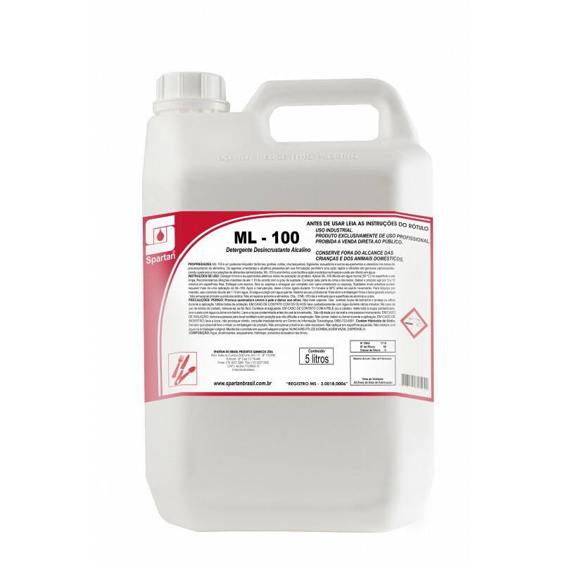 LIMPADOR E DESINCRUSTANTE ML-100  5LTs  (SPARTAN)