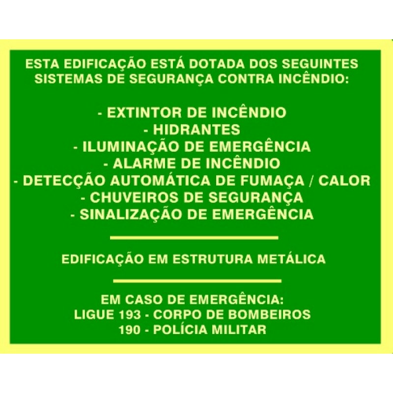 PLACA PVC INDICAÇÕES DO EDIFÍCIO 50 X 40 (MULTPLACAS)